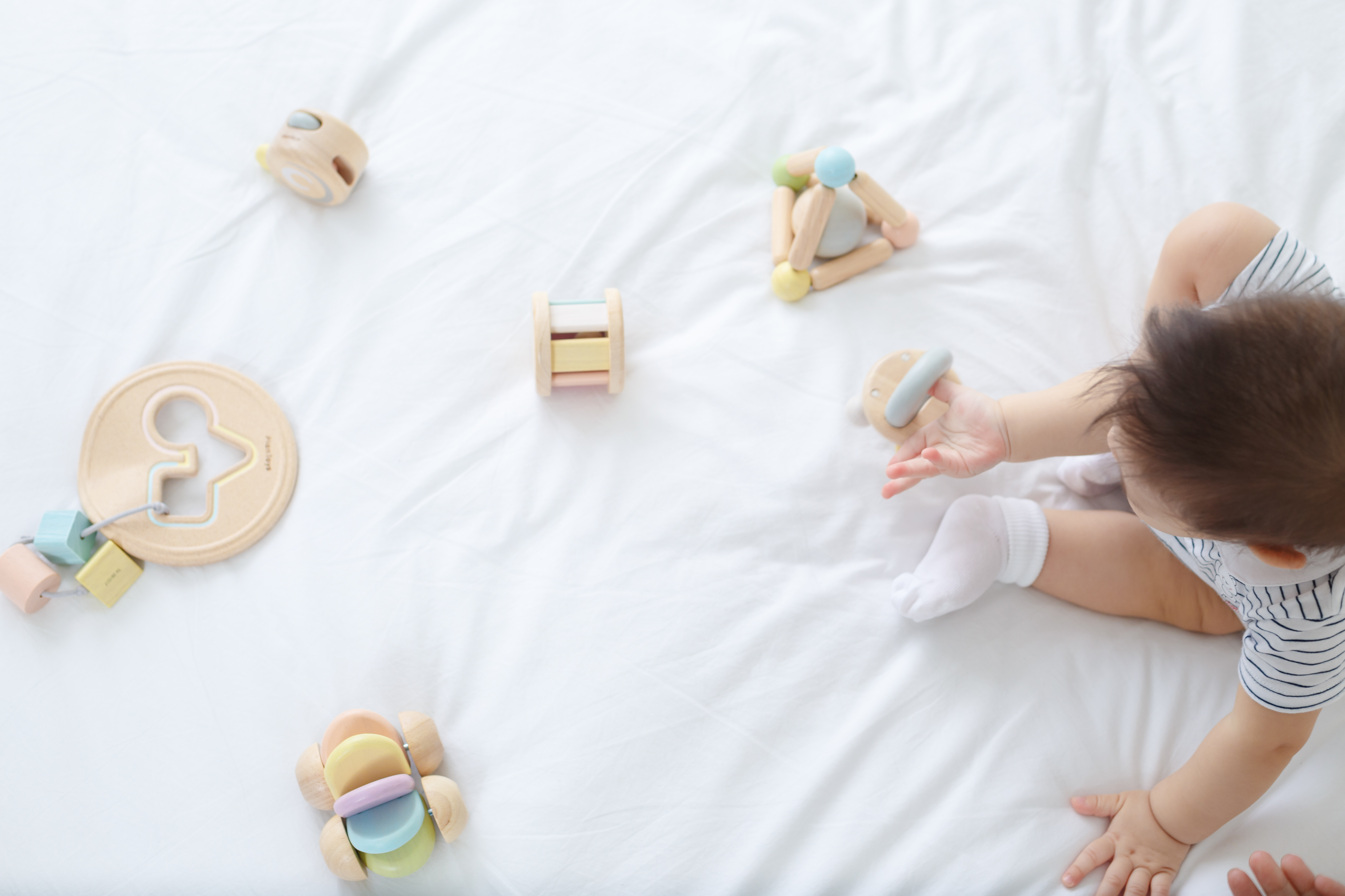 PlanToys / kiekeboe roller / pastel