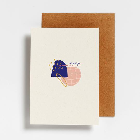 Hello August Wenskaart Ik Mis Je