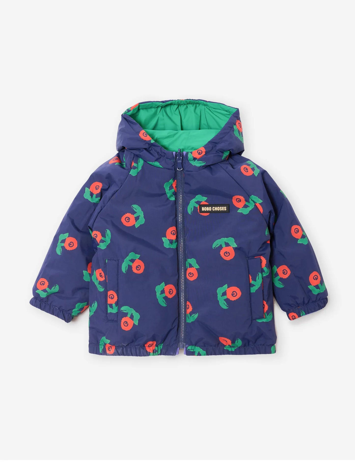 Bobo Choses Baby Regenjas Reversible Stamp Bloom All Over