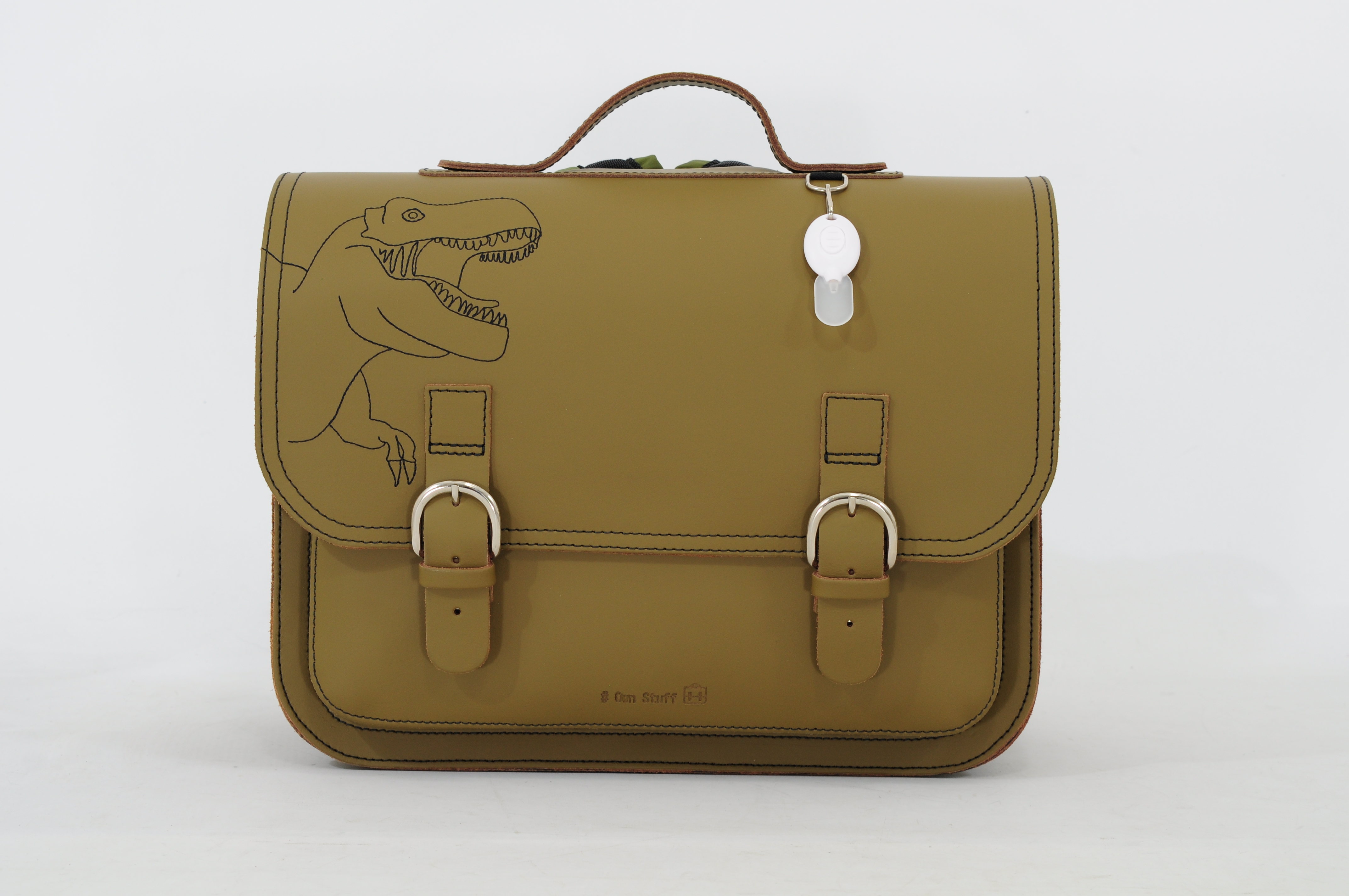 Own Stuff Boekentas Classic Dino Moss 38x17x28 cm