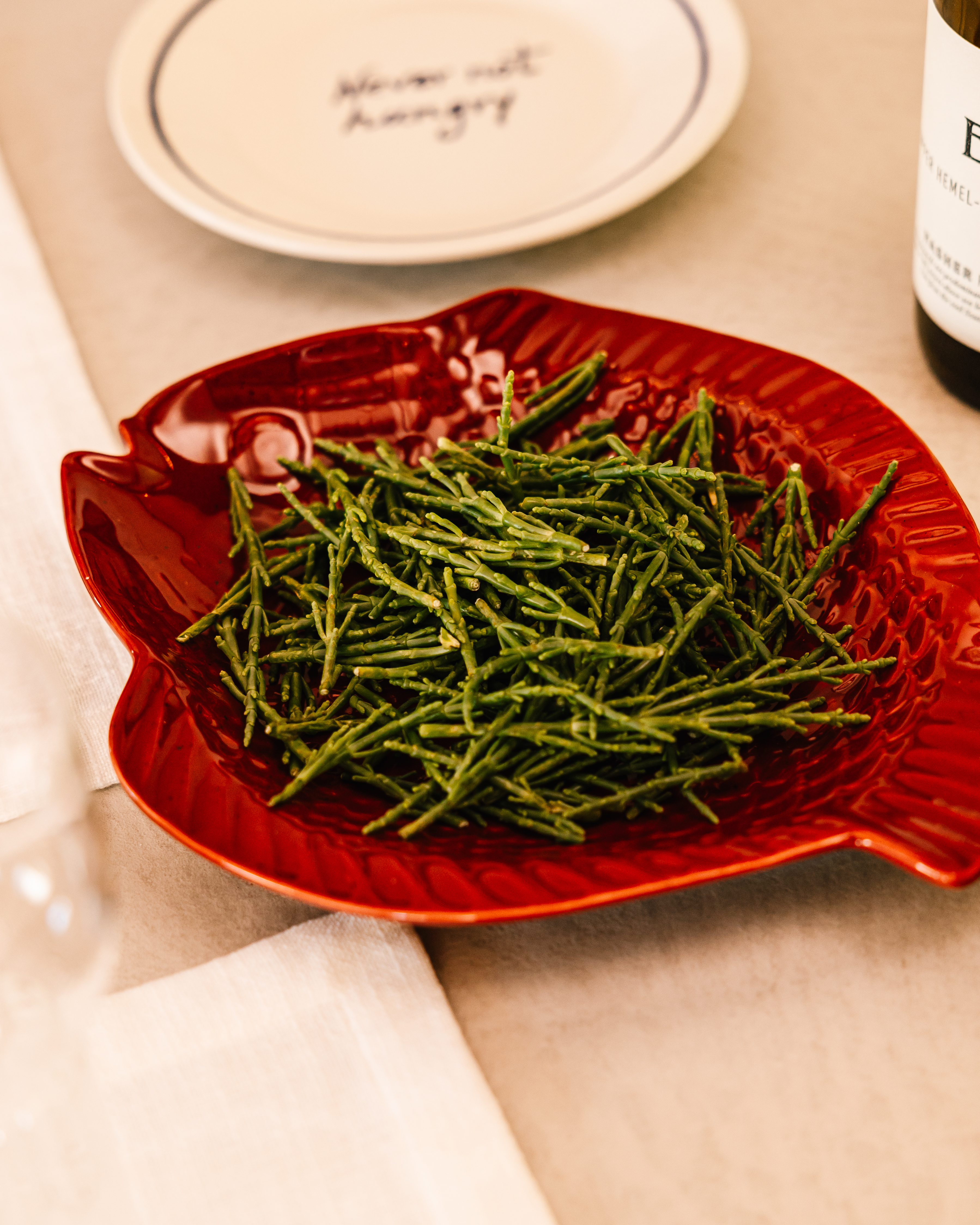 Studio Noticed Bord Burgundy Fish 28x22.5 cm