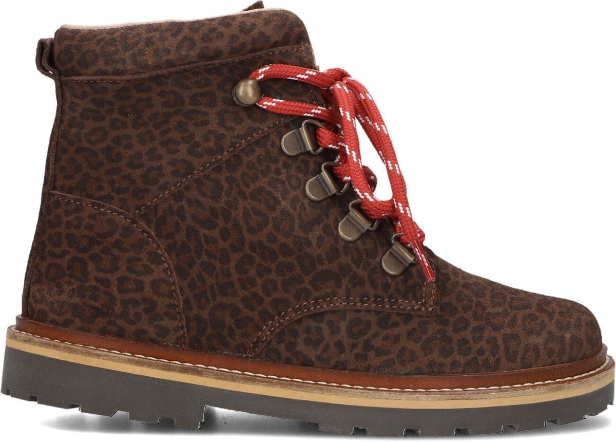 Du Loua Workerboot Du Louen Lace up Brown Leo Suede