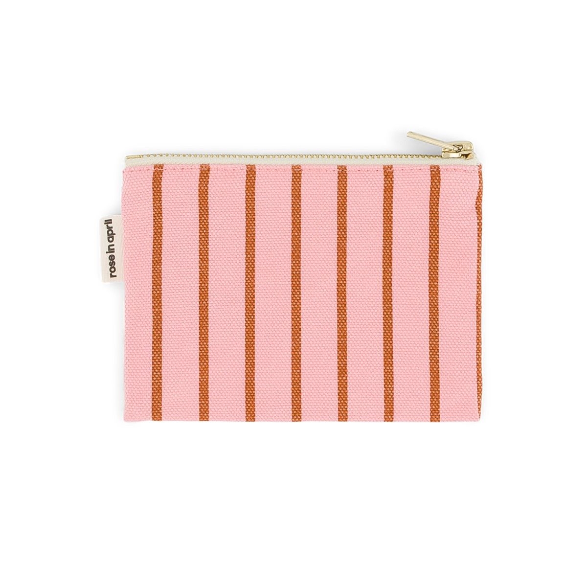 Rose In April Portemonnee Marie Stripes Tennis Pecan-Strawberry Washed Effect