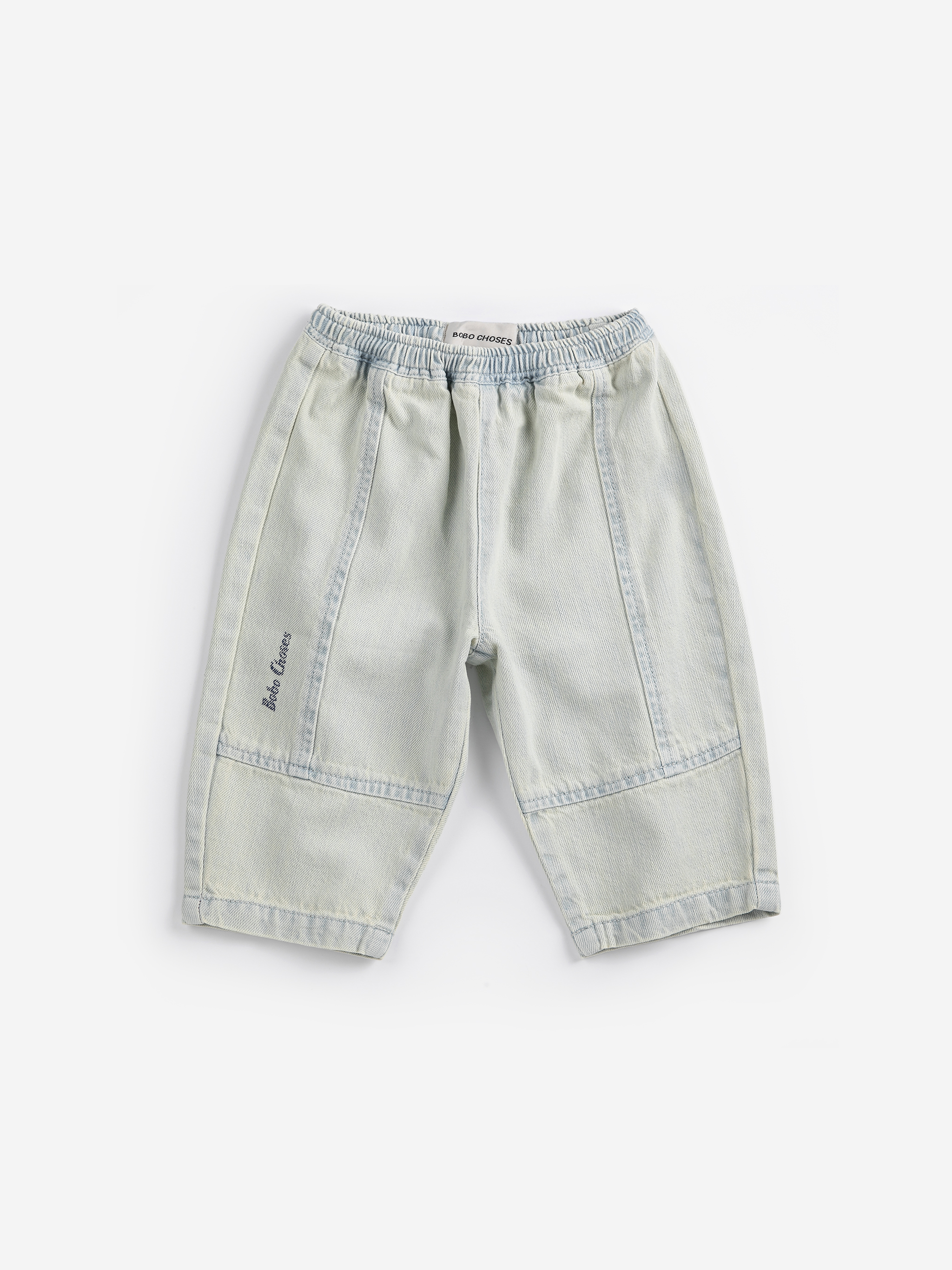Bobo Choses Baby Broek Denim Light Blue
